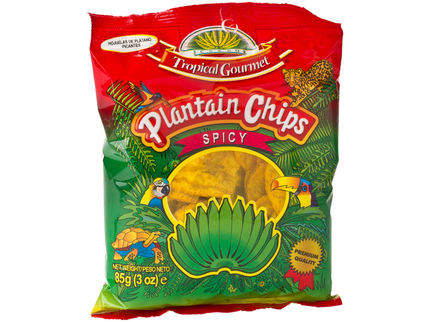 Pittige Bananenchips (Plantain)