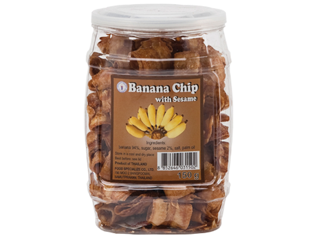 Bananenchips met Sesam