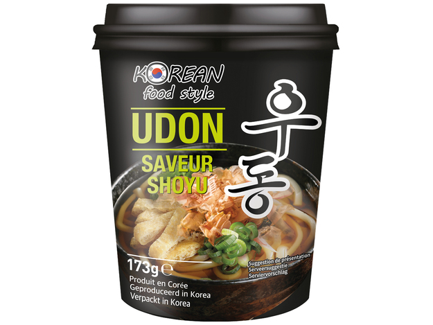 Korean Food Style voorgekookte ramen shoyu (in cup) 12 x 173 g
