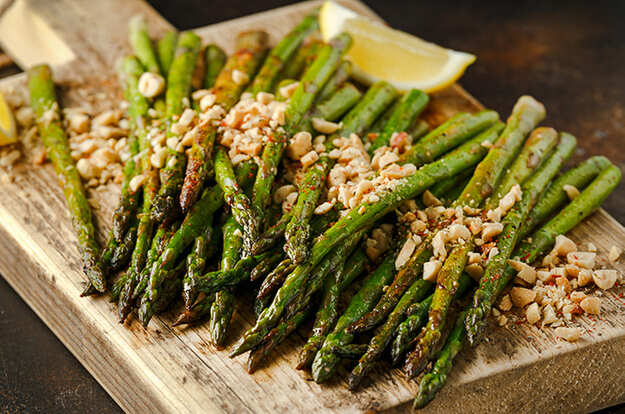 Gegrilde Aziatische asperges